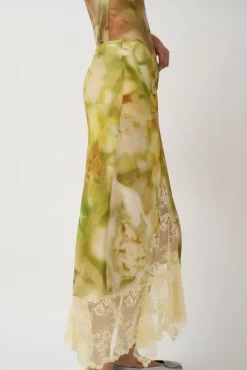 Best Hiss Skirt in Sage Molten Floral Skirts|Clothing
