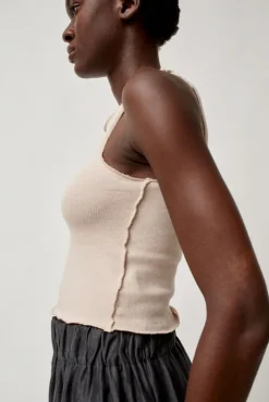 Sale Imi Tank in Cream Tops|Clothing