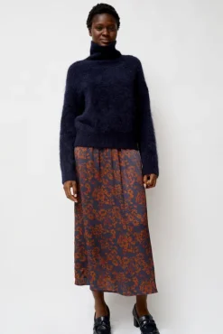Outlet Inez Skirt in Rust and Navy Garden Collections|Skirts