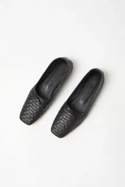 Clearance Jada Woven Ballet Flat in Black Collections|Clogs And Shoes