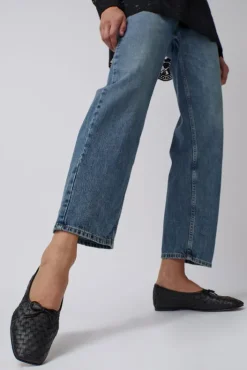 Clearance Jada Woven Ballet Flat in Black Collections|Clogs And Shoes