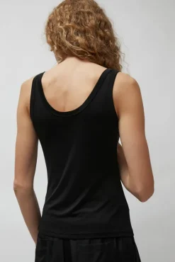 Best Jersey Scoop Tank in Black Tops|Clothing