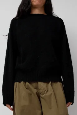 Fashion Jets Crew Knit in Black Collections|Sweaters