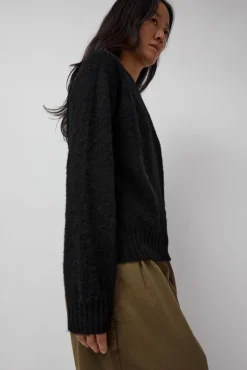 Fashion Jets Crew Knit in Black Collections|Sweaters