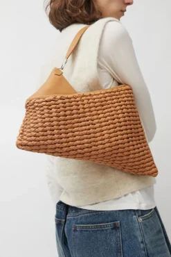 Sale Knit Twisterette Bag in Natural Brown Holiday Gift Guide|Bags