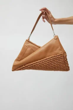 Sale Knit Twisterette Bag in Natural Brown Holiday Gift Guide|Bags