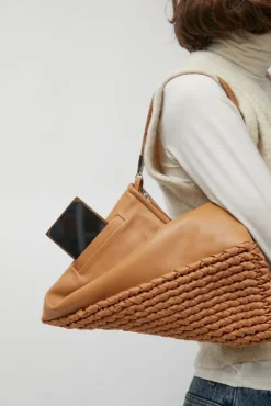 Sale Knit Twisterette Bag in Natural Brown Holiday Gift Guide|Bags