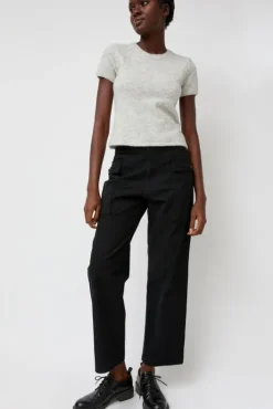 Clearance Kotte Alpaca Short Sleeve Knit in Gray Collections|Sweaters