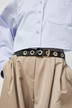 Online La Grande Keller Belt in Noir Collections|Accessories