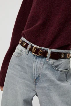 Online La Grande Keller Crispy Belt in Crispy Cerise Noire Belts|Accessories