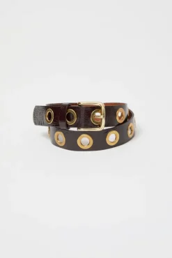 Online La Grande Keller Crispy Belt in Crispy Cerise Noire Belts|Accessories