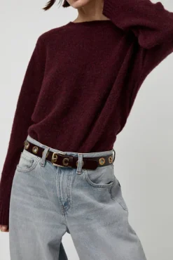Online La Grande Keller Crispy Belt in Crispy Cerise Noire Belts|Accessories