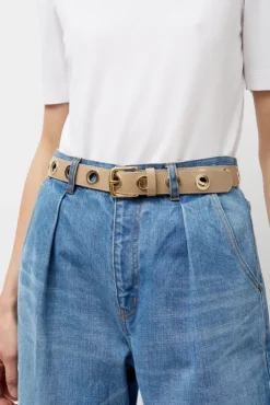 Online La Grande Keller Crispy Belt in Crispy Marron Beige Collections|Belts