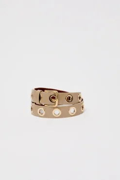 Online La Grande Keller Crispy Belt in Crispy Marron Beige Collections|Belts