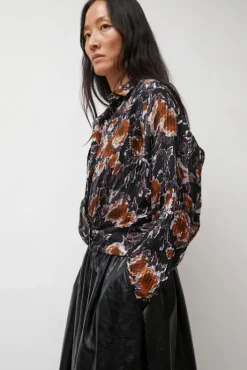 Online Lana Top in Gold Roses Collections|Tops
