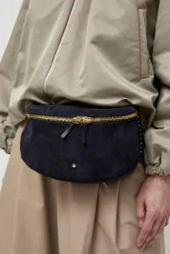 Discount La New Grande Lili Velours Bag in Noir and Bleu Universe Holiday Gift Guide|Bags