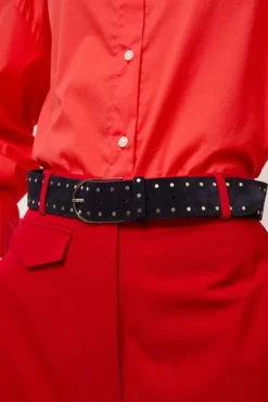 Sale La Smala Velours Belt in Bleu Universe Holiday Gift Guide|Belts