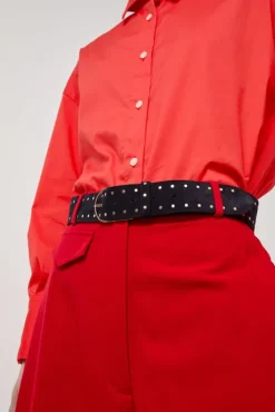 Sale La Smala Velours Belt in Bleu Universe Holiday Gift Guide|Belts