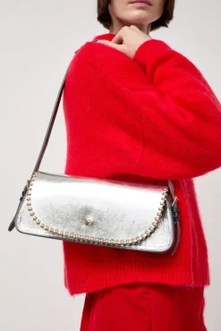 Sale Le Toutoune Rock Laminato Bag in Laminato Argent Holiday Gift Guide|Bags