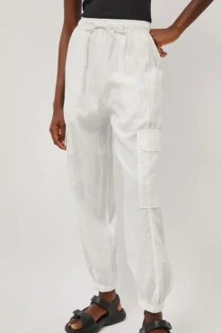 Outlet Lightweight Cargo Pants in White Collections|Shorts & Pants