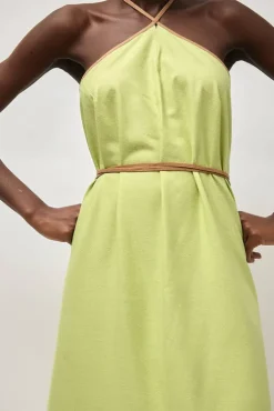 New Ligo Dress in Lime Collections|Dresses