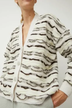 Sale Lio Cardigan in Salt Sweaters|Clothing