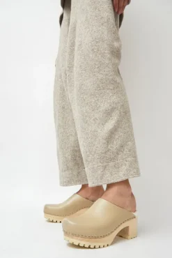 Clearance Liza Clog on Mid Tread in Clay with Bone Shearling Holiday Gift Guide|Collections