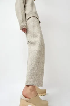 Clearance Liza Clog on Mid Tread in Clay with Bone Shearling Holiday Gift Guide|Collections
