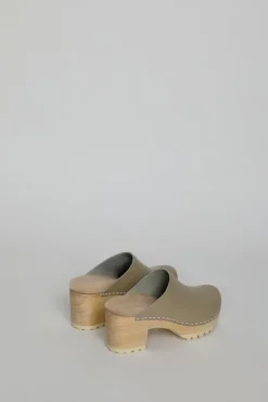 Clearance Liza Clog on Mid Tread in Clay with Bone Shearling Holiday Gift Guide|Collections