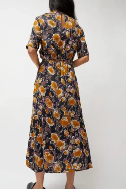 Discount Lola Dress in Gold Roses Collections|Dresses