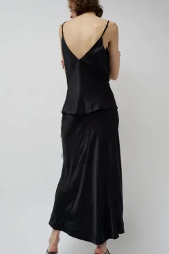 Hot Long Sequin Skirt in Black Holiday Gift Guide|Skirts