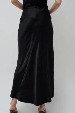 Hot Long Sequin Skirt in Black Holiday Gift Guide|Skirts
