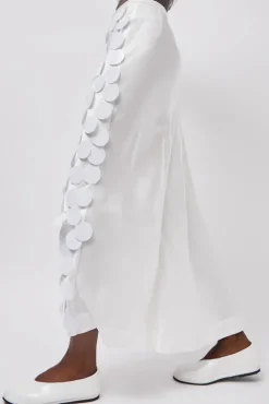 Sale Long Sequin Skirt in White Skirts|Clothing