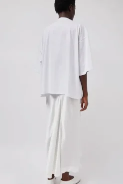 Sale Long Sequin Skirt in White Skirts|Clothing