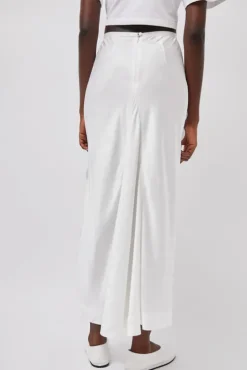 Sale Long Sequin Skirt in White Skirts|Clothing