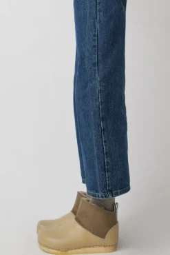 Clearance Low Shearling Clog Boot on Flat Bendable Base in Clay Holiday Gift Guide|Collections