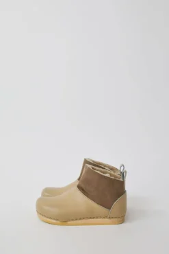 Clearance Low Shearling Clog Boot on Flat Bendable Base in Clay Holiday Gift Guide|Collections