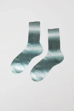 New Luce Laminated Socks in Grey Holiday Gift Guide|Collections