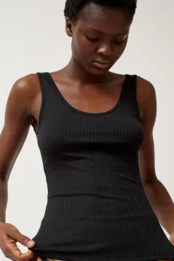 New Luiza Tank in Black Collections|Tops