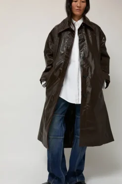 Hot Manso Mackintosh Coat in Brown Jackets & Outerwear|Clothing