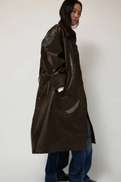 Hot Manso Mackintosh Coat in Brown Jackets & Outerwear|Clothing