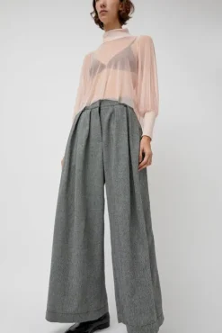 Sale Margot Trouser in Grey and Pale Shorts & Pants|Clothing