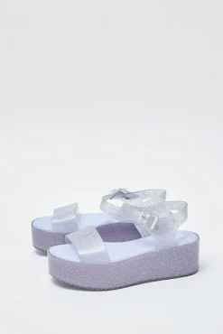 Hot Mar in Clear Glitter and Lilac Collections|Clogs And Shoes