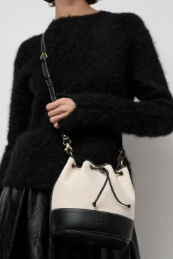 Hot Marini Bucket Bag in Natural and Black Bags|Accessories