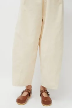 Fashion Maryjane Clog on Flat Bendable Base in British Tan Collections|Clog Sandals And Shoes
