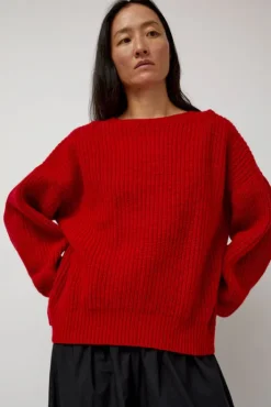 Clearance Mea Pullover in Red Collections|Sweaters