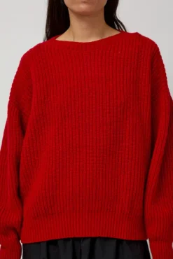 Clearance Mea Pullover in Red Collections|Sweaters