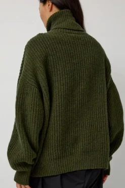 New Mea Turtleneck in Forest Collections|Sweaters