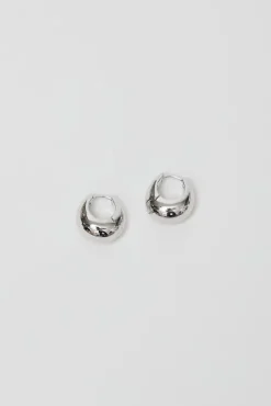 Outlet Medium Volume Waterdrop One Touch Earrings in Silver Holiday Gift Guide|Jewelry & Watches