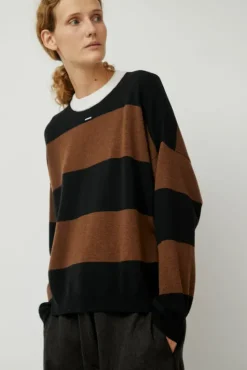 Fashion Merino Wool Sweater in Stripe Collections|Sweaters